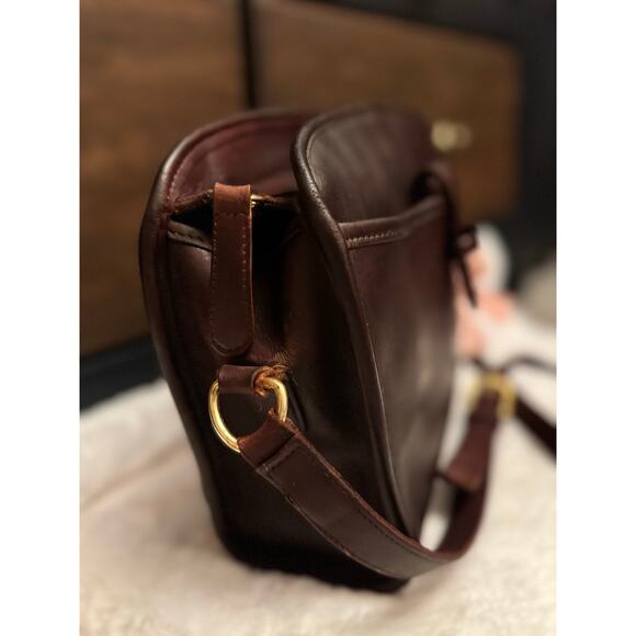 Coach Brighton Vintage Mahagony Leather Restored - Picture 4 of 11